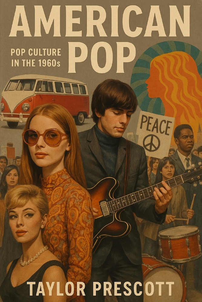 American Pop-Pop Culture in the 1960s: The Icons, Movements, and Moments That Defined a Generation cover