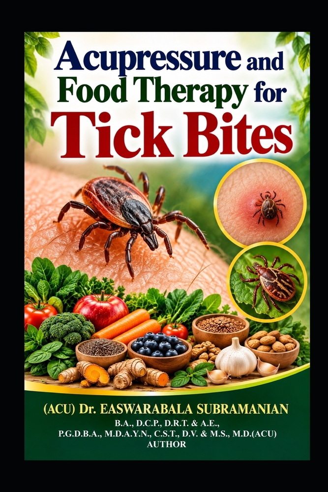 Acupressure and Food Therapy for Tick Bites: Tick Bites cover