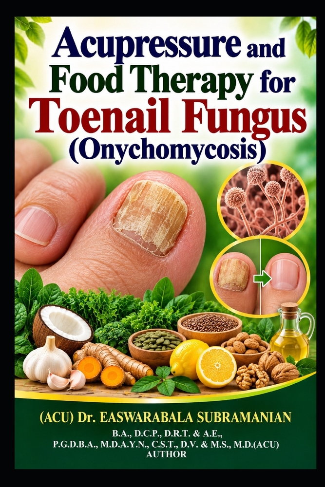 Acupressure and Food Therapy for Toenail Fungus (Onychomycosis): Toenail Fungus (Onychomycosis) cover