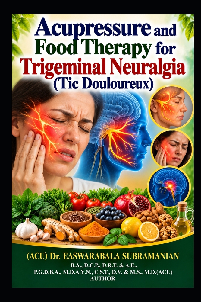 Acupressure and Food Therapy for Trigeminal Neuralgia (Tic Douloureux): Trigeminal Neuralgia (Tic Douloureux) cover