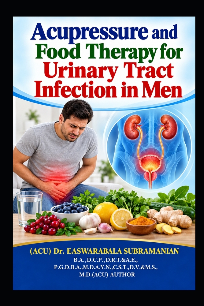 Acupressure and Food Therapy for Urinary Tract Infection in Men: Urinary Tract Infection in Men cover