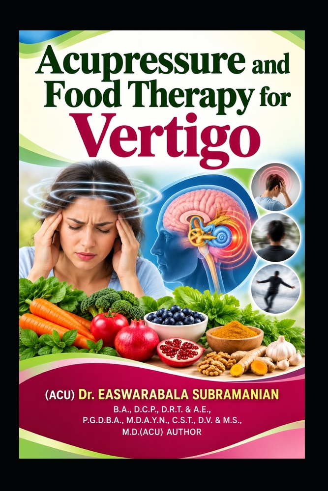 Acupressure and Food Therapy for Vertigo: Vertigo cover