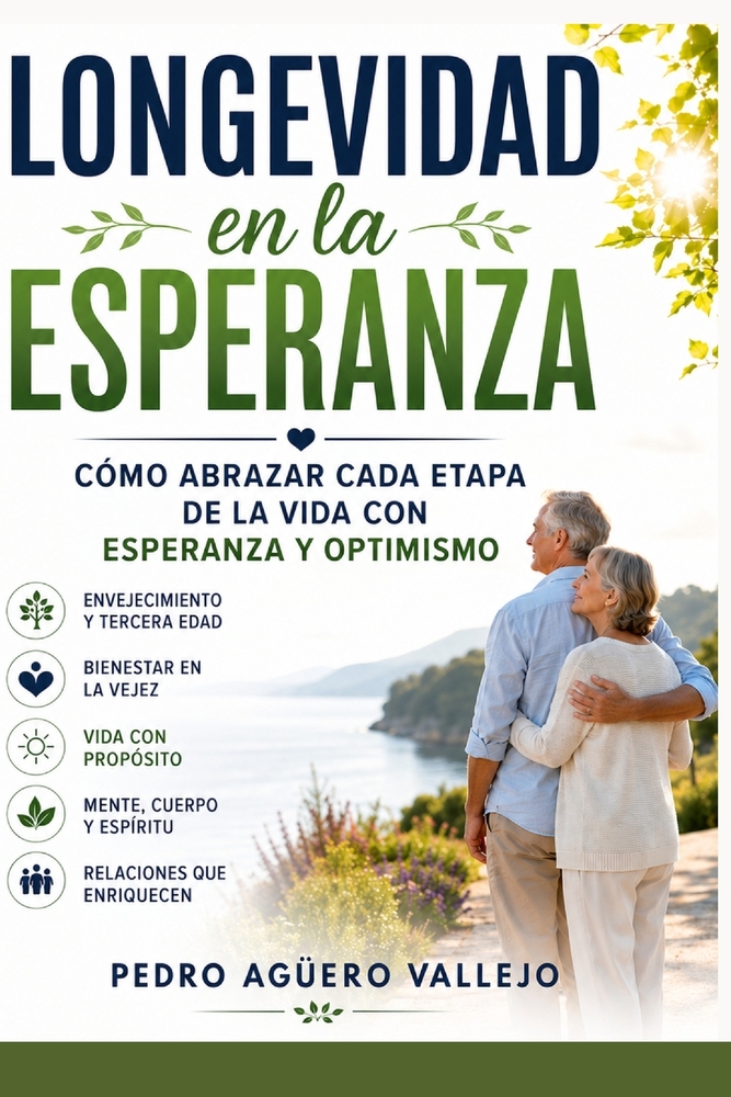 Longevidad en la Esperanza: Cómo Abrazar Cada Etapa de la Vida con Esperanza y Optimismo Envejecimiento y Tercera Edad Bienestar en la Vejez cover