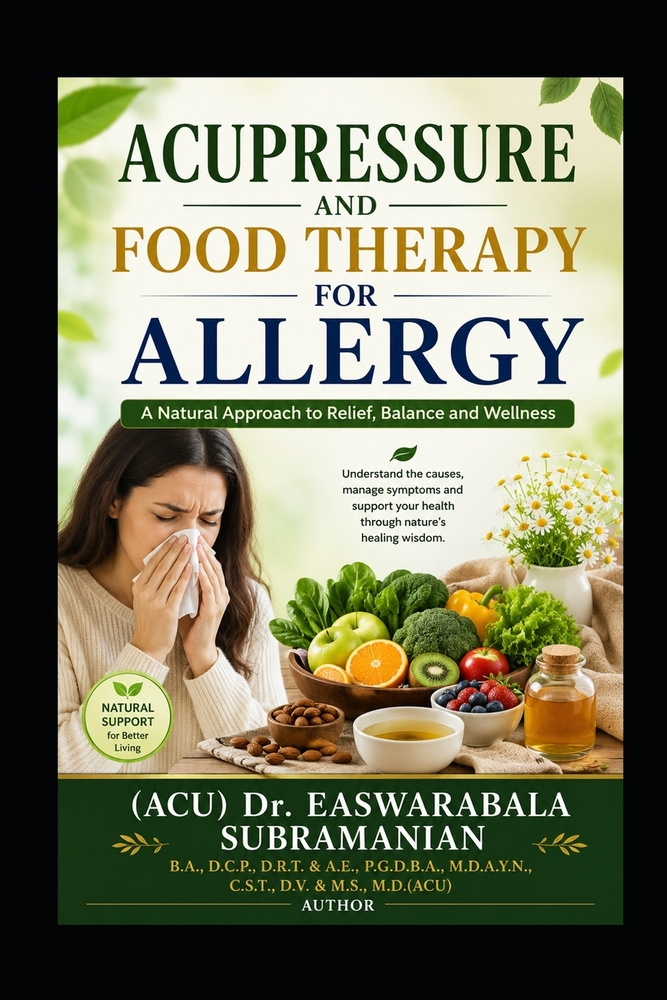 Acupressure and Food Therapy for Allergy: Allergy cover
