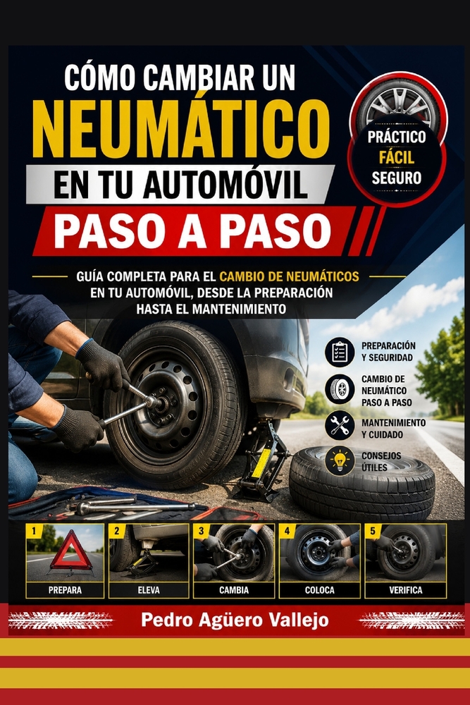 Cómo Cambiar un Neumático en tu Automóvil, paso a paso: Guía Completa para el Cambio de Neumáticos en Automóvil, desde la Preparación hasta el Manteni cover