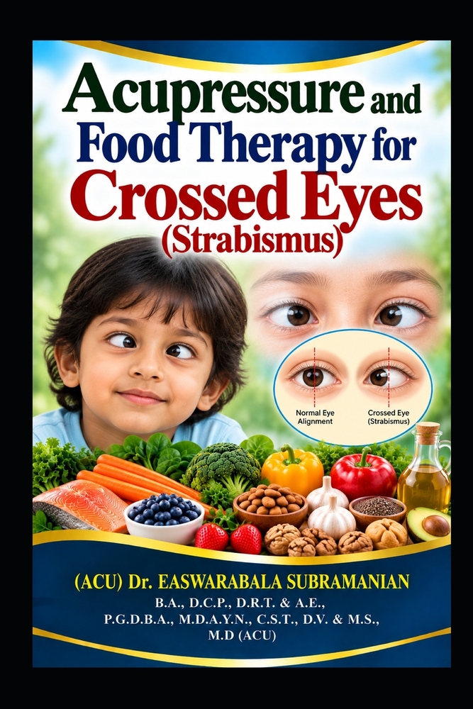 Acupressure and Food Therapy for Crossed Eyes (Strabismus): Crossed Eyes (Strabismus) cover