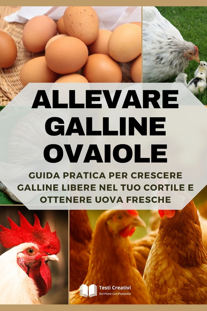 Allevare Galline Ovaiole: Guida Pratica per Crescere Galline Libere nel Tuo Cortile e Ottenere Uova Fresche cover
