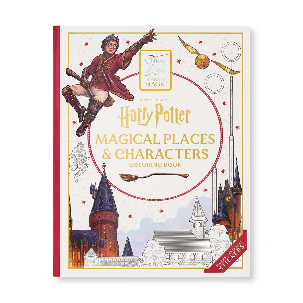 Harry Potter: Magical Places and Characters Coloring Book cover