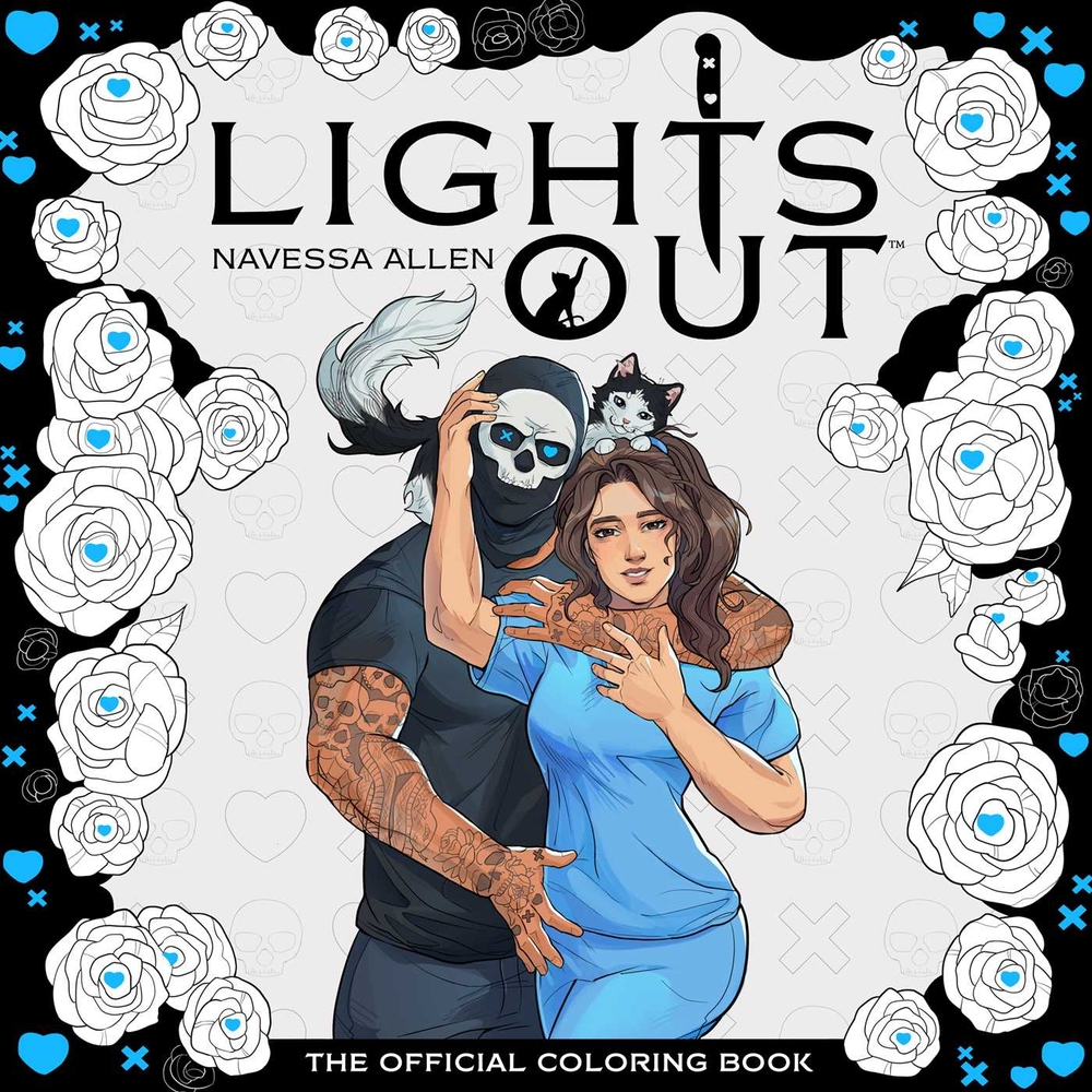 Lights Out: The Official Coloring Book cover