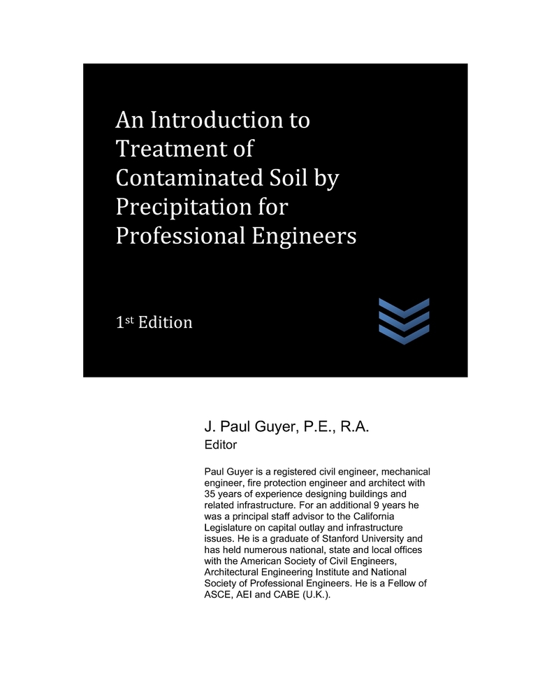 An Introduction to Treatment of Contaminated Soil by Precipitation for Professional Engineers cover