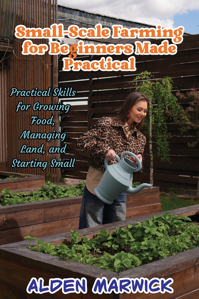 Small-Scale Farming for Beginners Made Practical: Practical Skills for Growing Food, Managing Land, and Starting Small cover