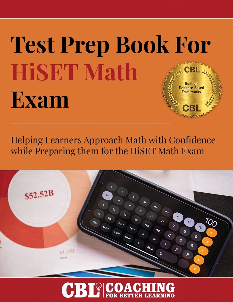 Test Prep Book For HiSET Math Exam cover