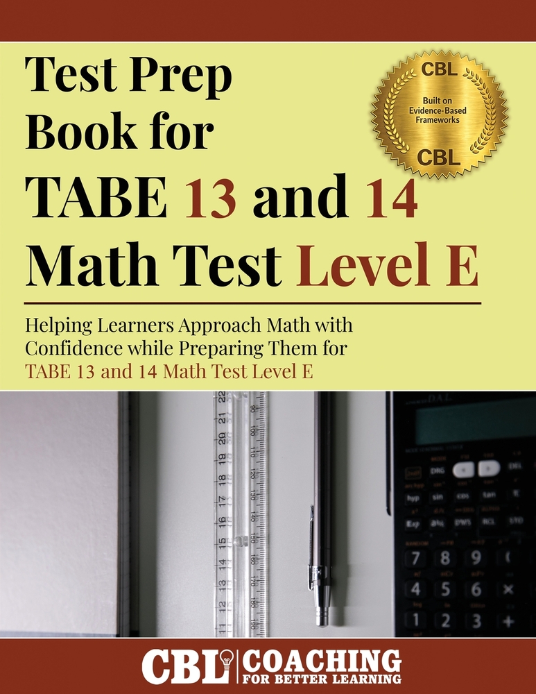 Test Prep Book for TABE 13 and 14 Math Test Level E cover