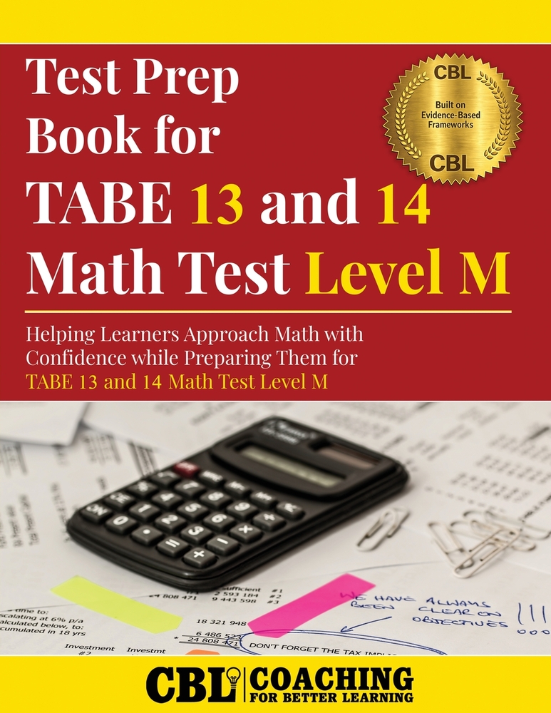 Test Prep Book For TABE 13 and 14 Math Test Level M cover