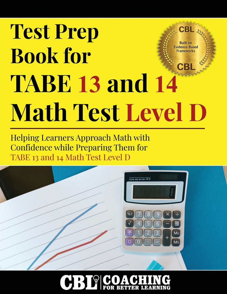 Test Prep Book for TABE 13 and 14 Math Test Level D cover