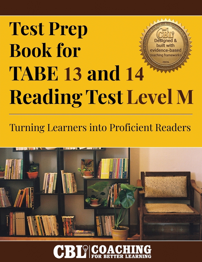 Test Prep Book for TABE 13 and 14 Reading Test Level M cover