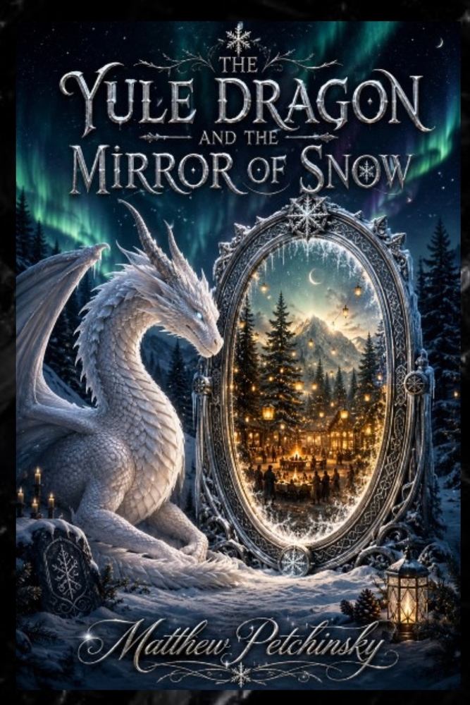 The Yule Dragon and the Mirror of Snow cover