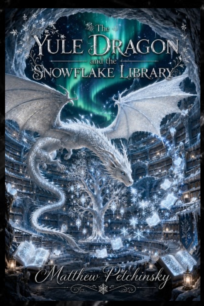 The Yule Dragon and the Snowflake Library cover