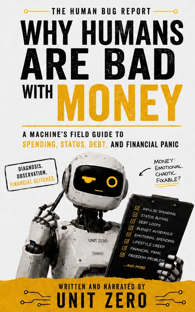 Why Humans Are Bad With Money: A Machine's Field Guide to Spending, Status, Debt, and Financial Panic cover