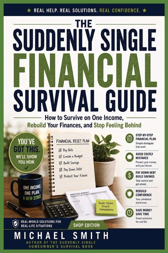 The Suddenly Single Financ Al Survival Guide: How to Survive on One Income, Rebuild Your Finances, and Stop Feeling Behind cover