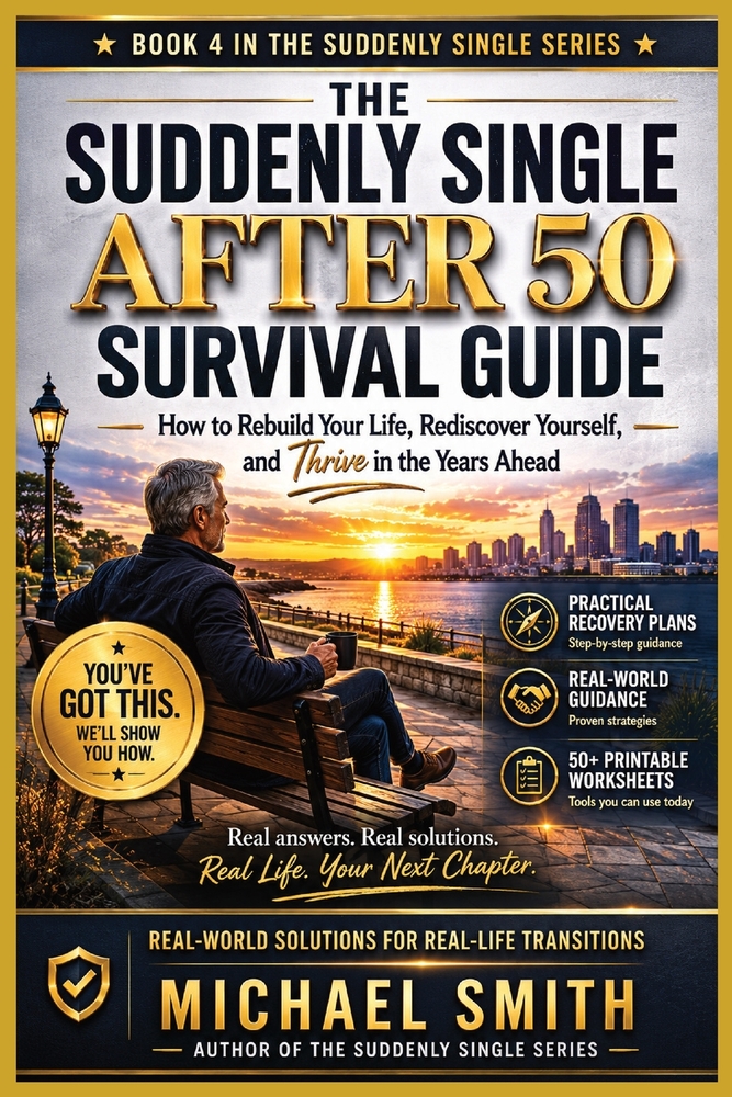 The Suddenly Single After 50 Survival Guide: How to Rebuild Your Life, Rediscover Yourself, and Thrive in the Years Ahead cover