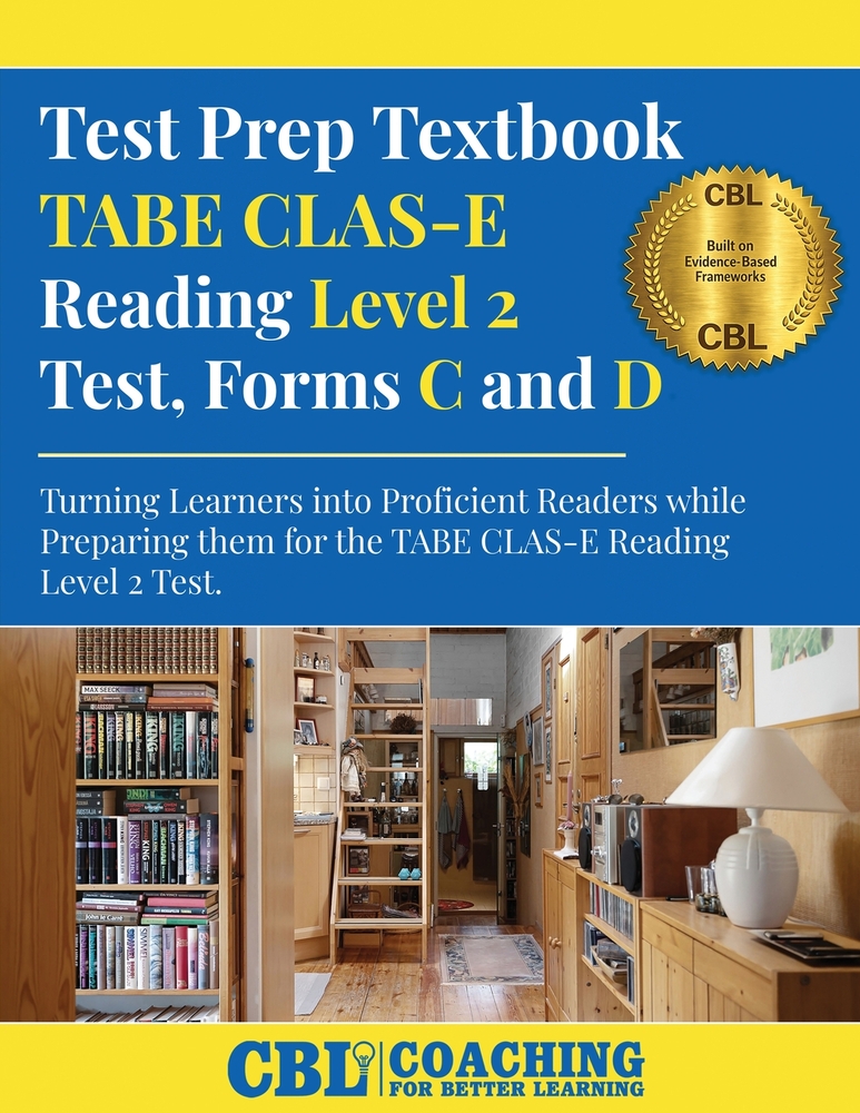 Test Prep Textbook TABE CLAS-E Reading Level 2 Test, Forms C and D cover