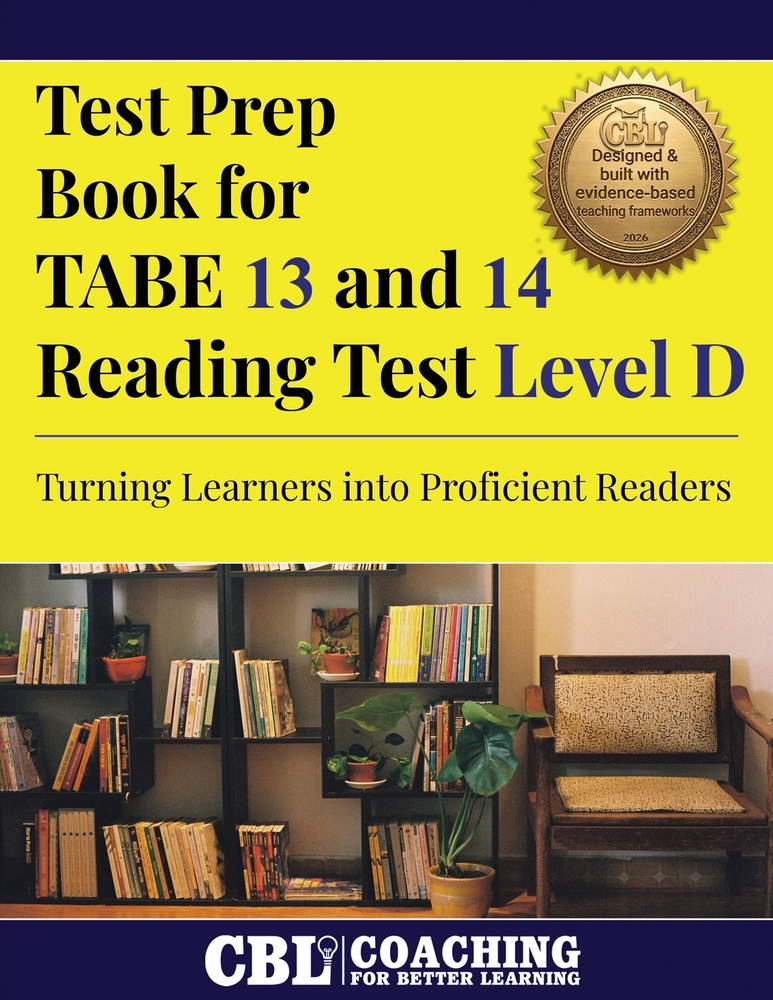 Test Prep Book for TABE 13 and 14 Reading Test Level D cover