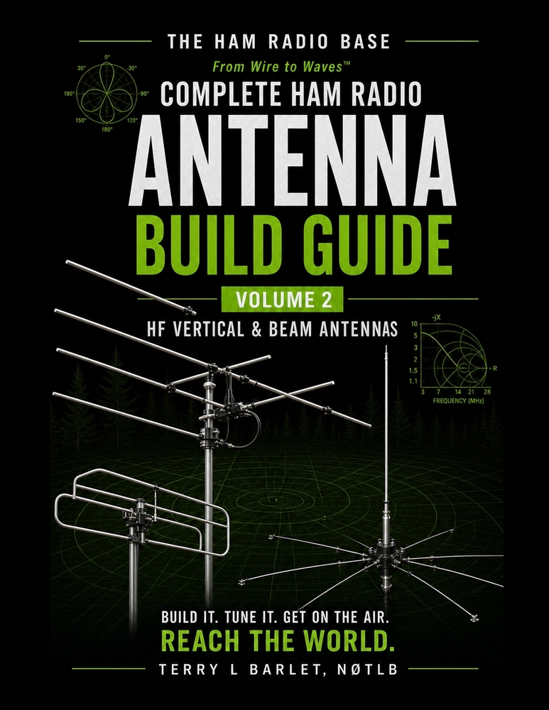 Ham Radio Base Antenna Build Guide: Volume 2: HF Vertical & Beam Antennas cover