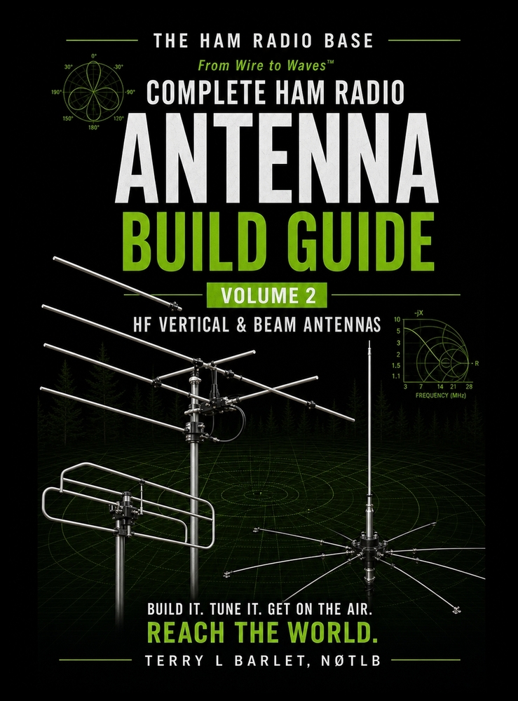 Ham Radio Base Antenna Build Guide: Volume 2: HF Vertical & Beam Antennas cover