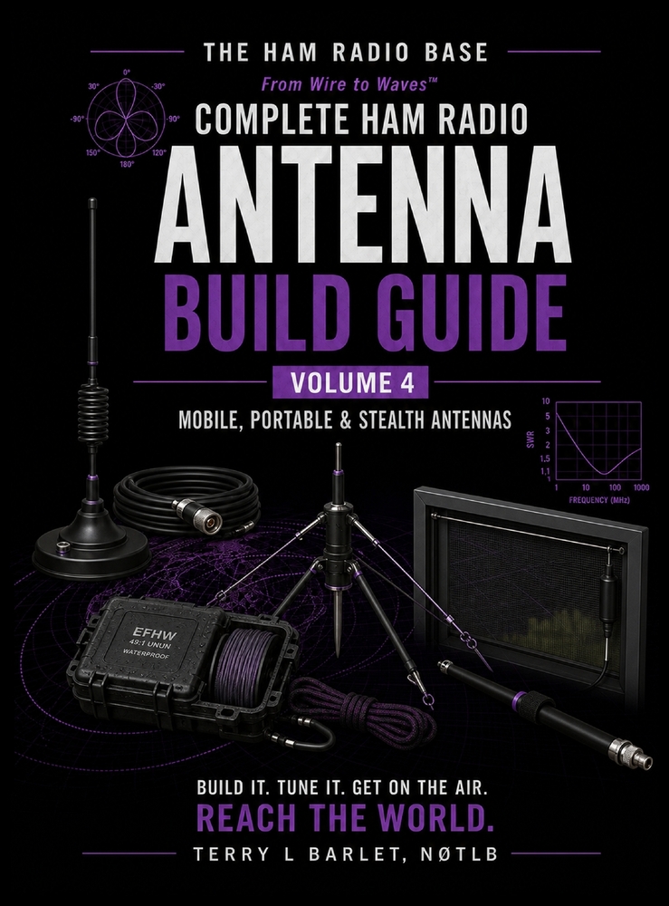Ham Radio Base Antenna Build Guide: Volume 2: HF Vertical & Beam Antennas cover