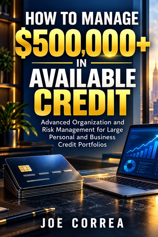 How to Manage $500,000+ in Available Credit: Advanced Organization and Risk Management for Large Personal and Business Credit Portfolios cover