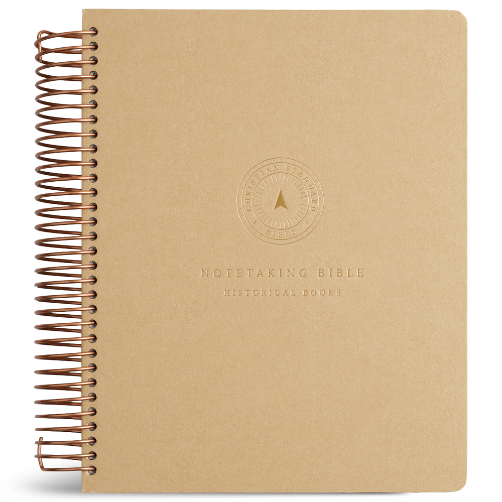 CSB Spiral-Bound Notetaking Bible, Easy-To-Read Optimal Type, Historical Books cover