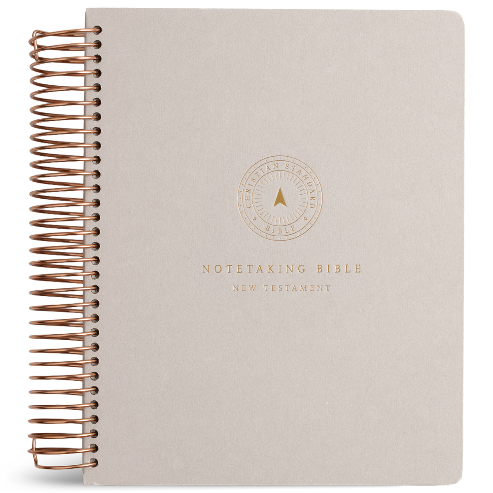 CSB Spiral-Bound Notetaking Bible, Easy-To-Read Optimal Type, New Testament cover