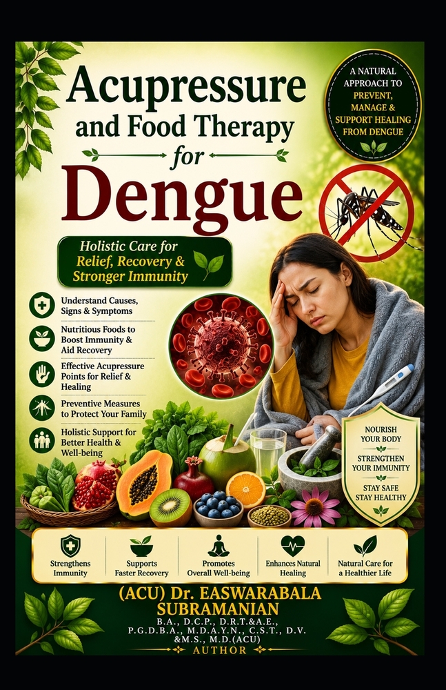 Acupressure and Food Therapy for Dengue: Dengue cover