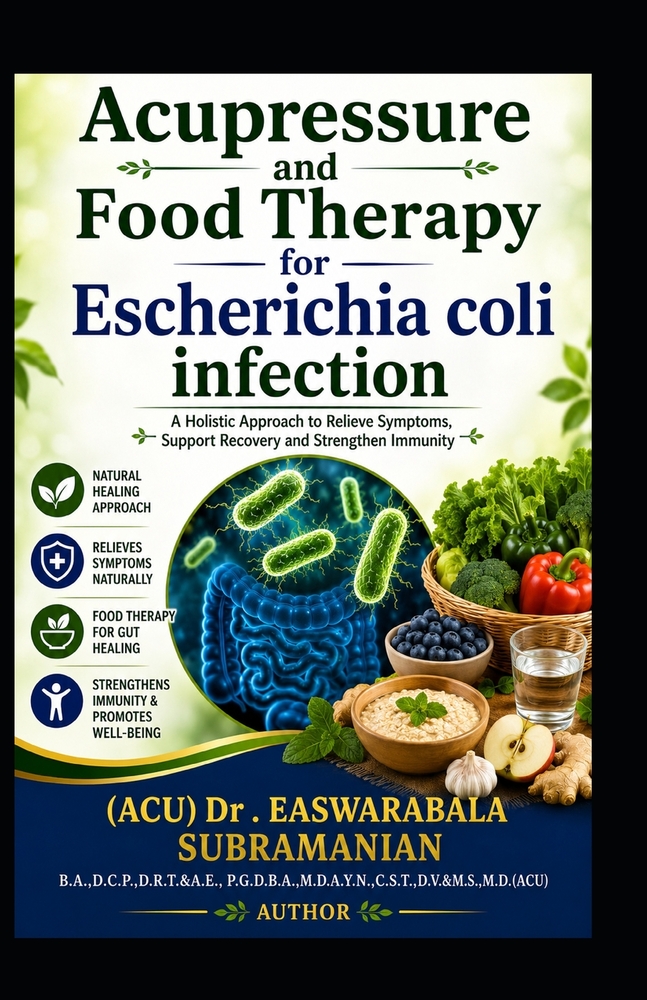 Acupressure and Food Therapy for Escherichia coli infection: Escherichia coli infection cover