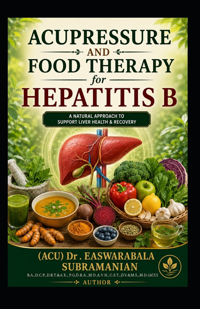 Acupressure and Food Therapy for Hepatitis B: Hepatitis B cover