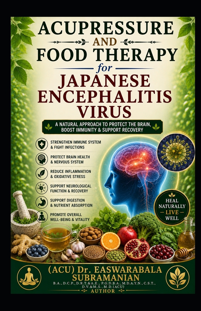 Acupressure and Food Therapy for Japanese encephalitis virus: Japanese encephalitis virus cover