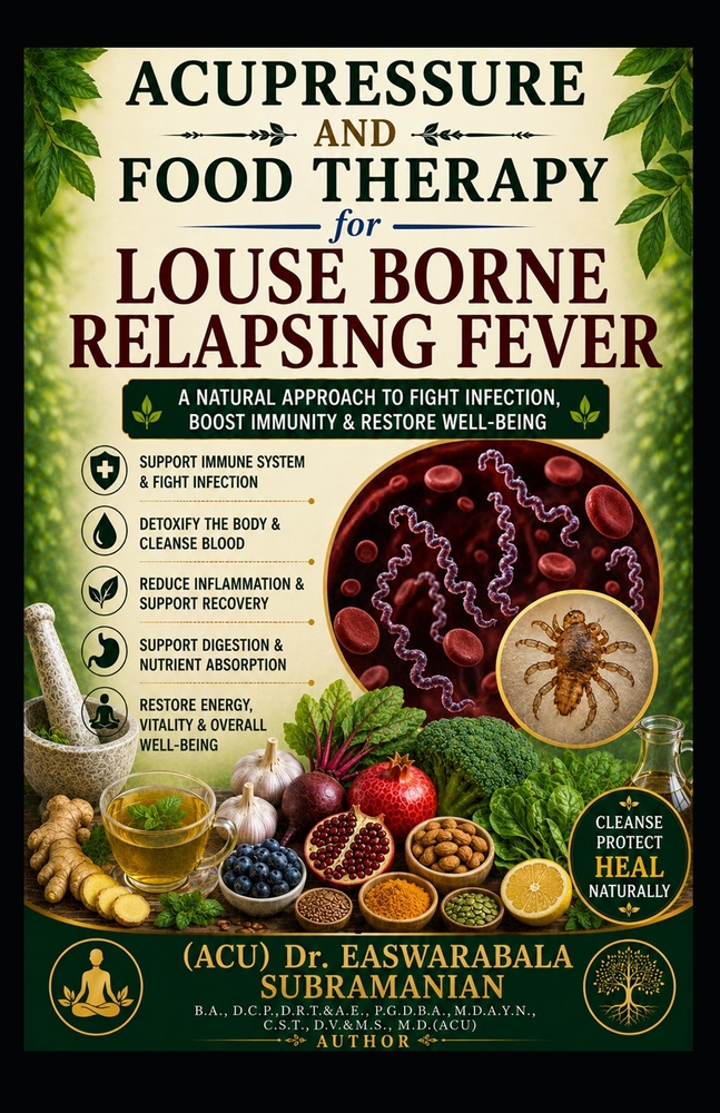 Acupressure and Food Therapy for Louse borne relapsing fever: Louse borne relapsing fever cover