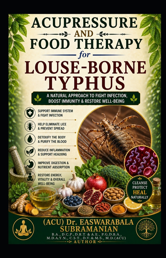 Acupressure and Food Therapy for Louse-borne typhus: Louse-borne typhus cover