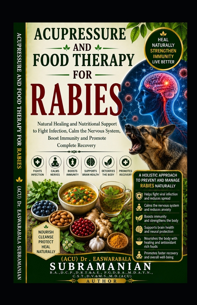 Acupressure and Food Therapy for Rabies: Rabies cover
