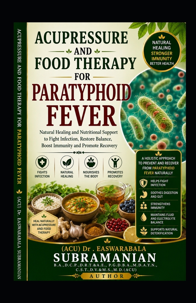 Acupressure and Food Therapy for Typhoid and paratyphoid fever: paratyphoid fever cover