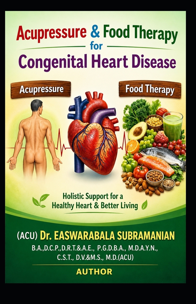 Acupressure and Food Therapy for Congenital heart disease: Congenital heart disease cover
