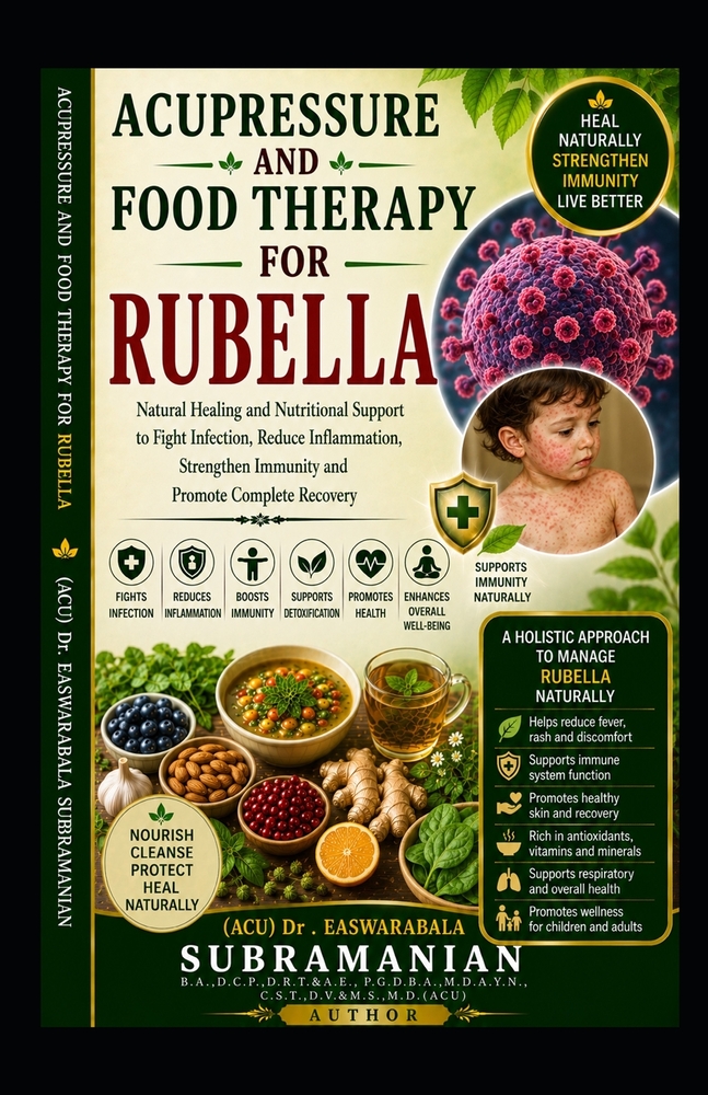 Acupressure and Food Therapy for Rubella: Rubella cover