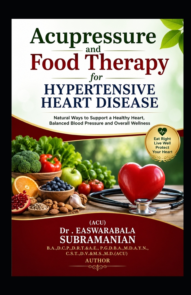 Acupressure and Food Therapy for Hypertensive heart disease: Hypertensive heart disease cover