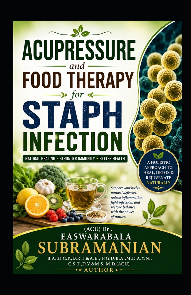 Acupressure and Food Therapy for Staph Infection: Staph Infection cover