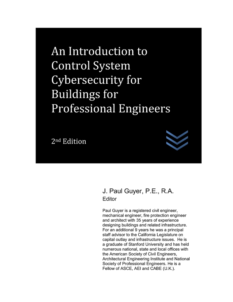 An Introduction to Control System Cybersecurity for Buildings for Professional Engineers cover