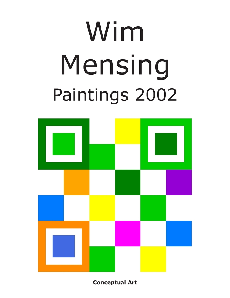 Wim Mensing Paintings 2002 cover