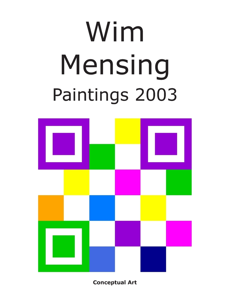 Wim Mensing Paintings 2003 cover