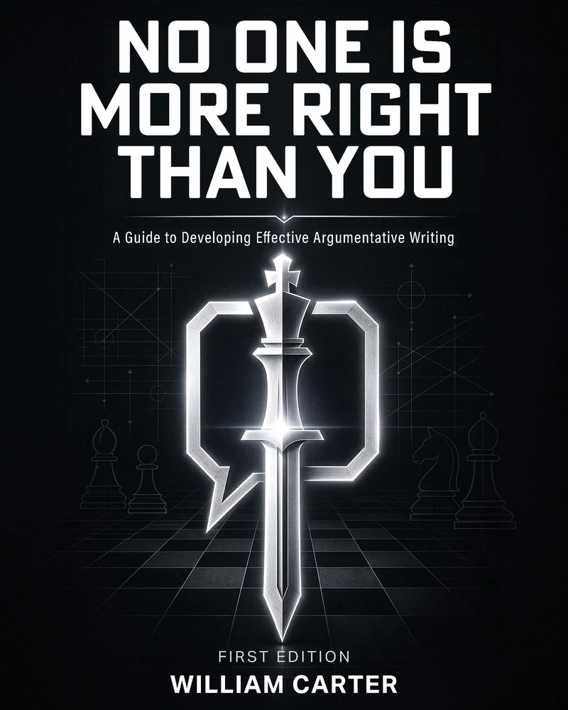 No One is More Right Than You: A Guide to Developing Effective Argumentative Writing cover