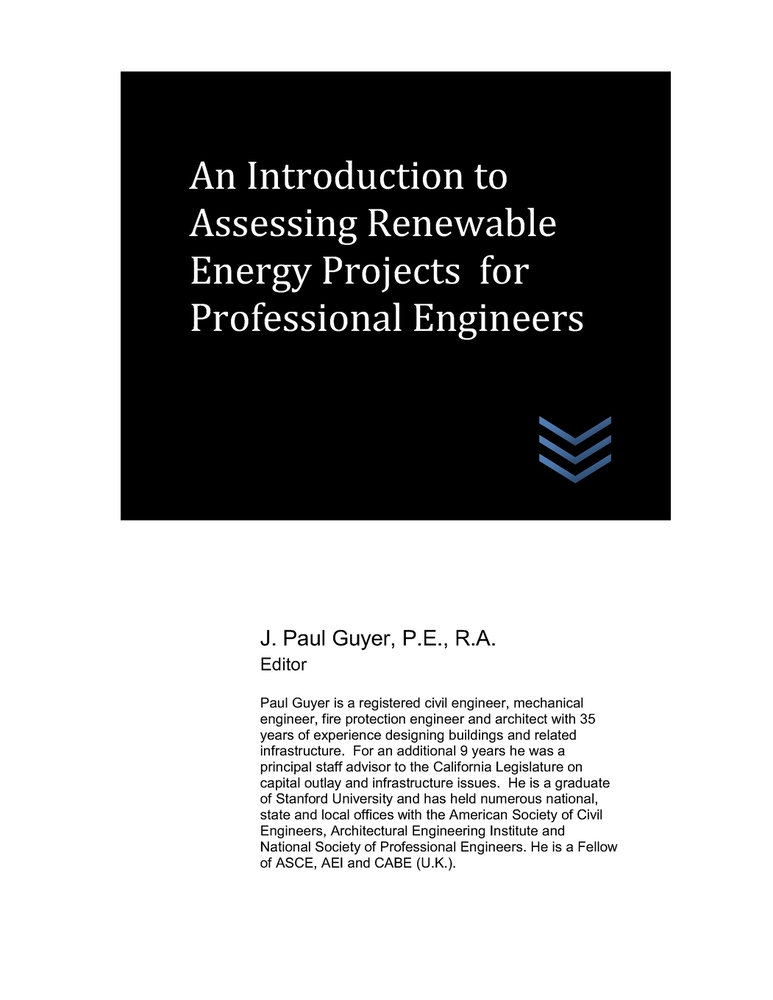 An Introduction to Assessing Renewable Energy Projects for Professional Engineers cover